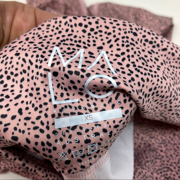Malo Pink Animal Print Leggings XS - Picture 4 of 9